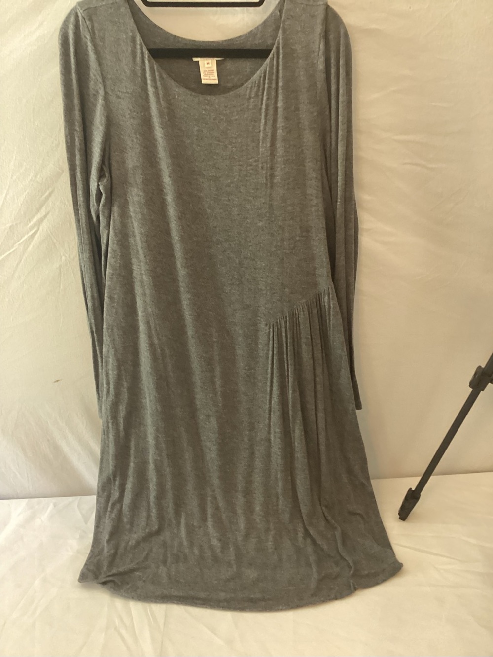 Sundance Women's Long Sleeve Gray Jersey Dress Size M